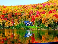 Fall New England Lake